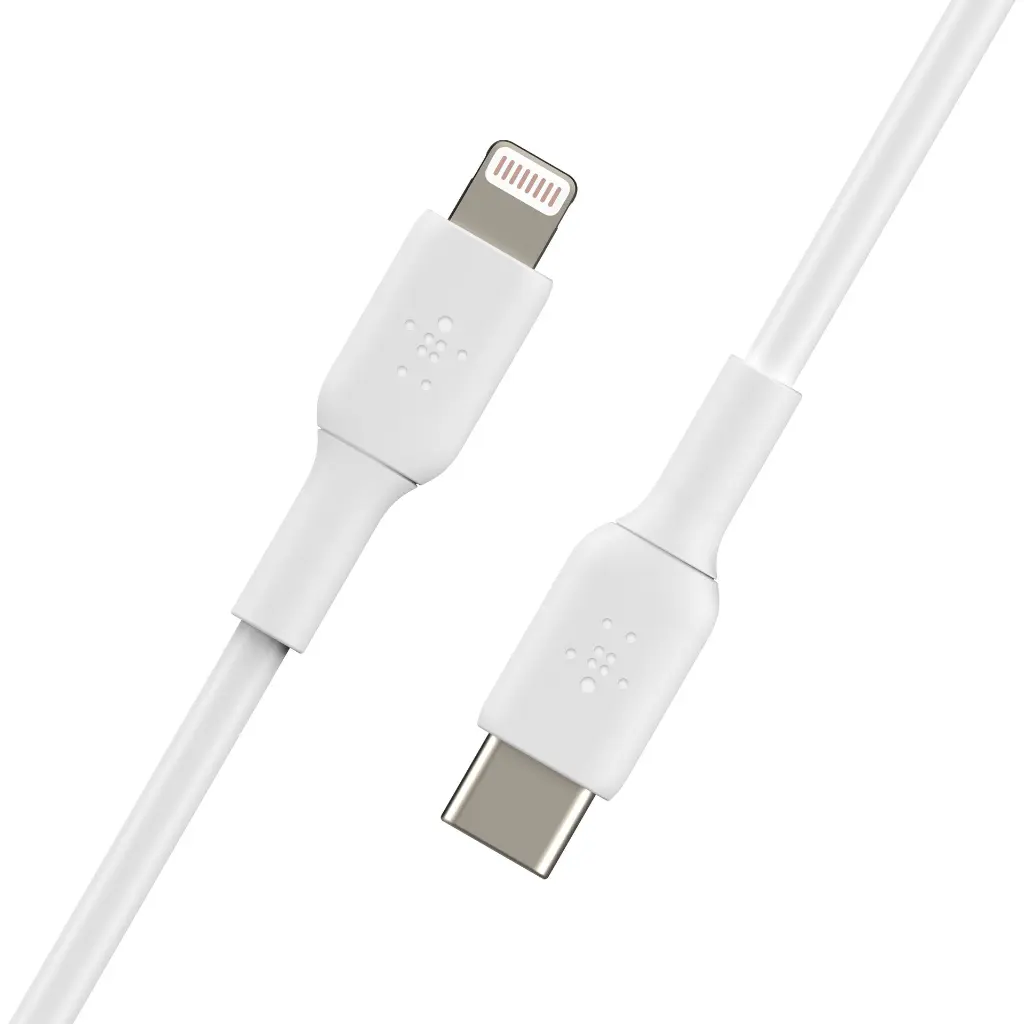 Overstore Article BELKIN Câble USB-C vers Lightning 1m (Blanc) (6).webp