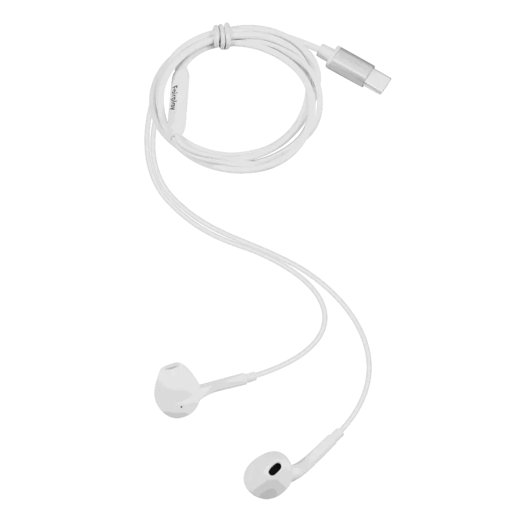 Overstore Article FAIRPLAY ONYX Ecouteurs USB-C (Blanc).webp