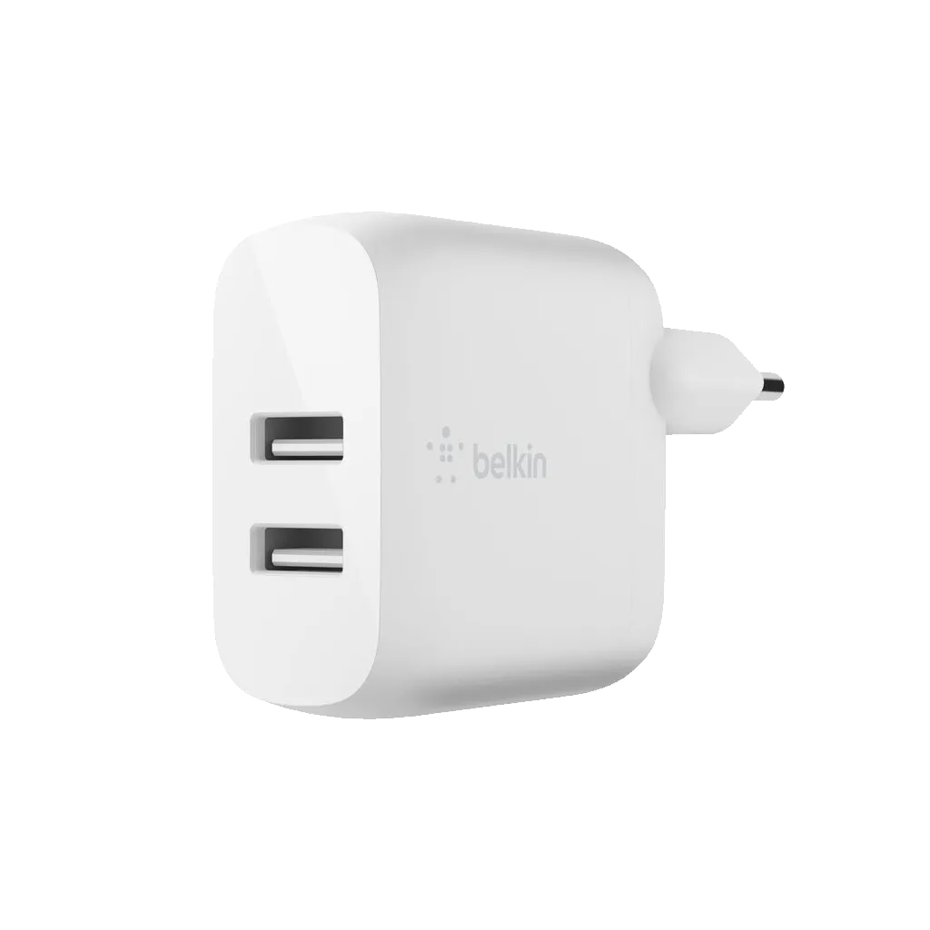 Belkin BoostCharge Chargeur secteur 2 ports USB-A (24 W)